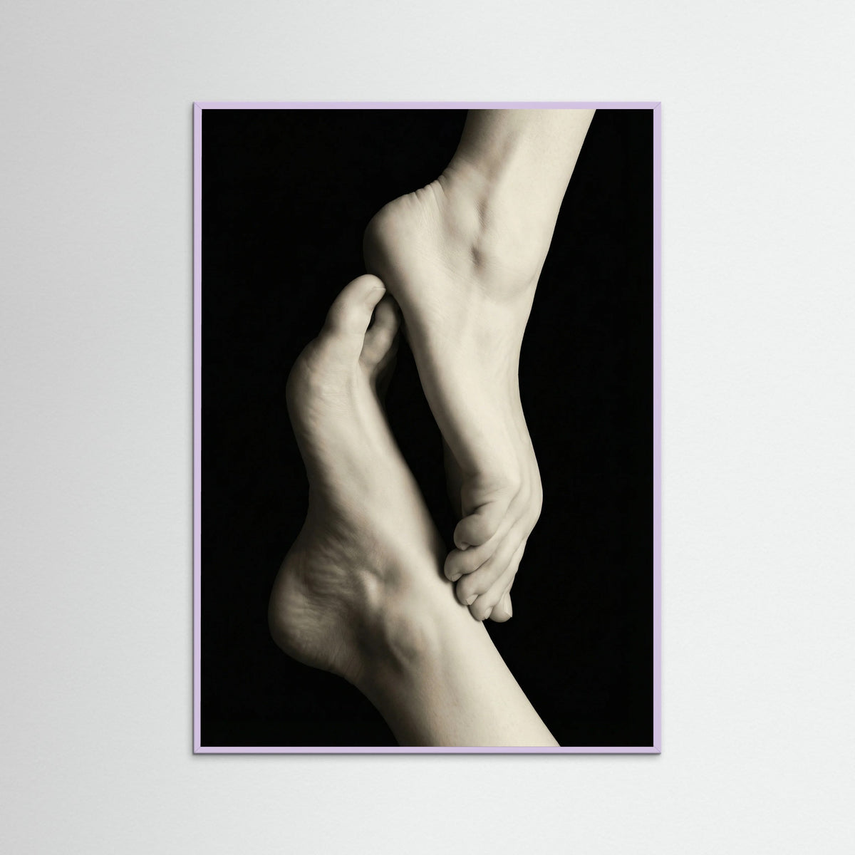 Lilac Wood Intertwined Forms