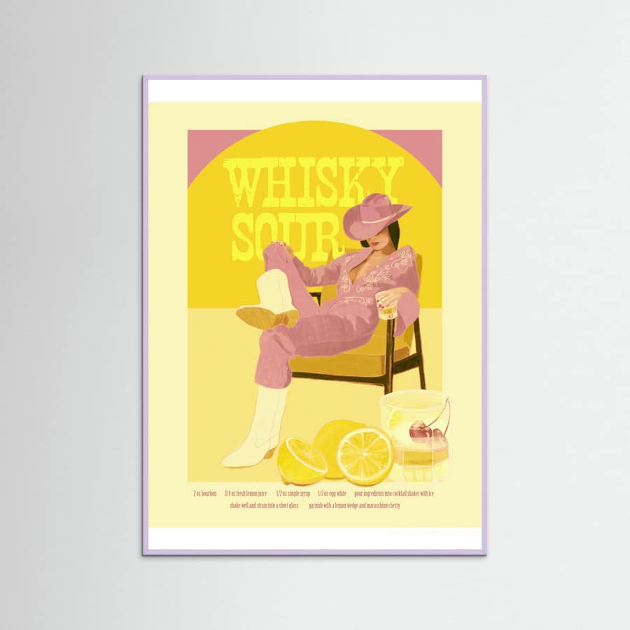Lilac Wood Jlr Whiskysour Pink Copy Poster