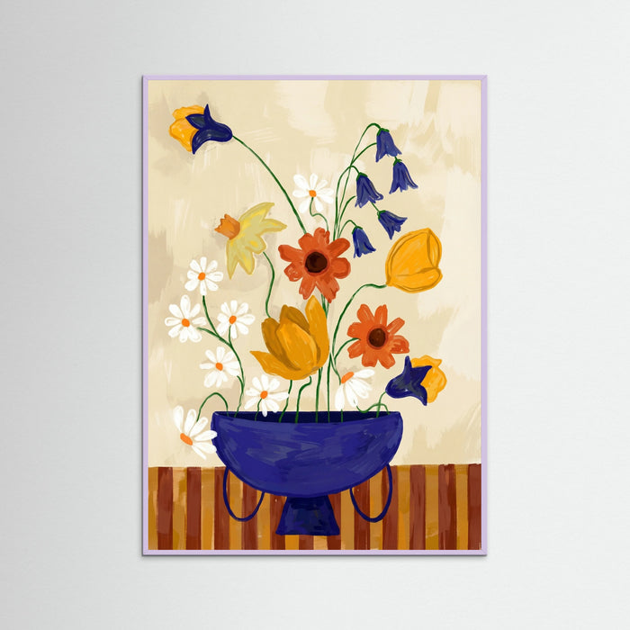 Lilac Wood Joyful Bloom Vase