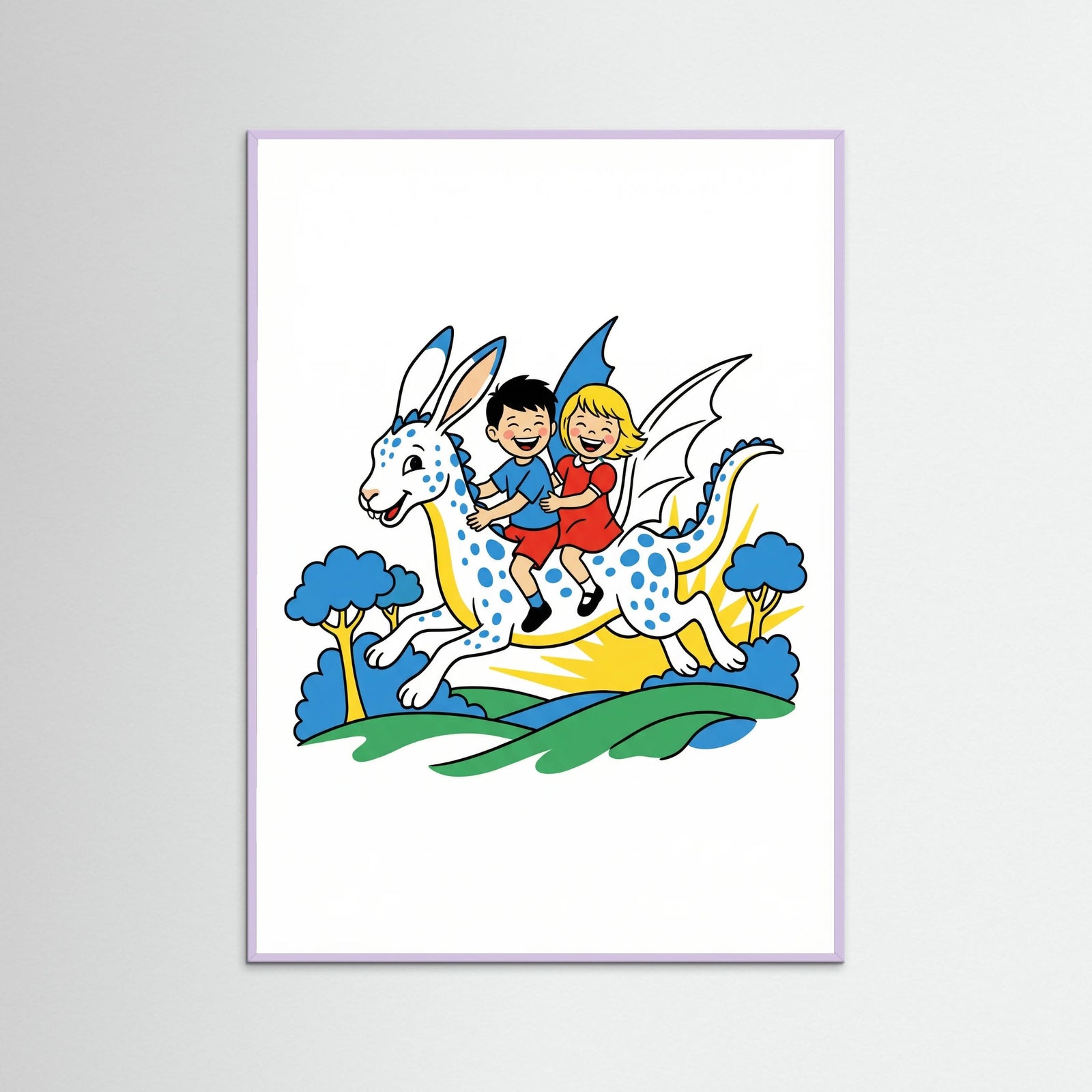 Lilac Wood Joyful Horse Ride