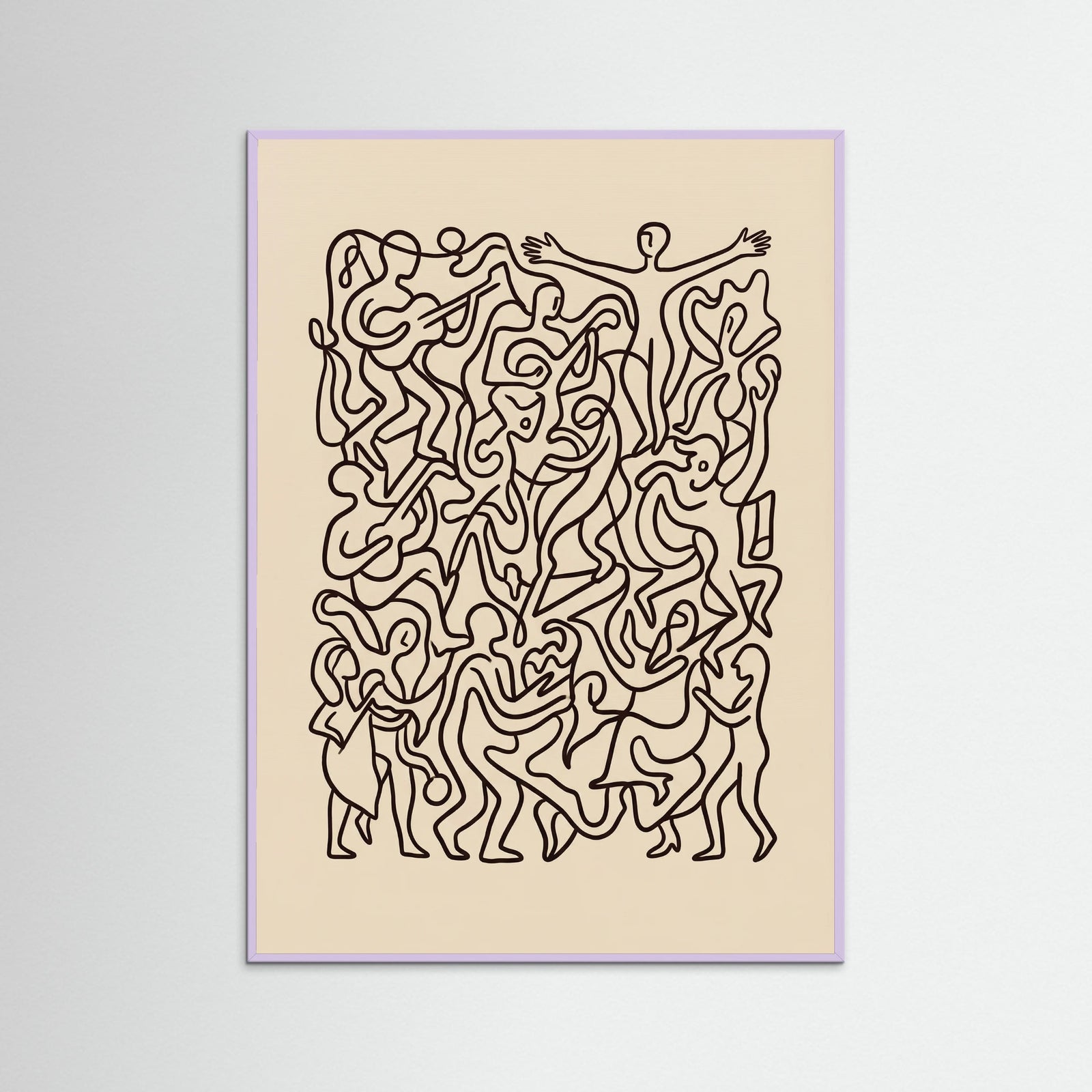 Lilac Wood Joyful Lines