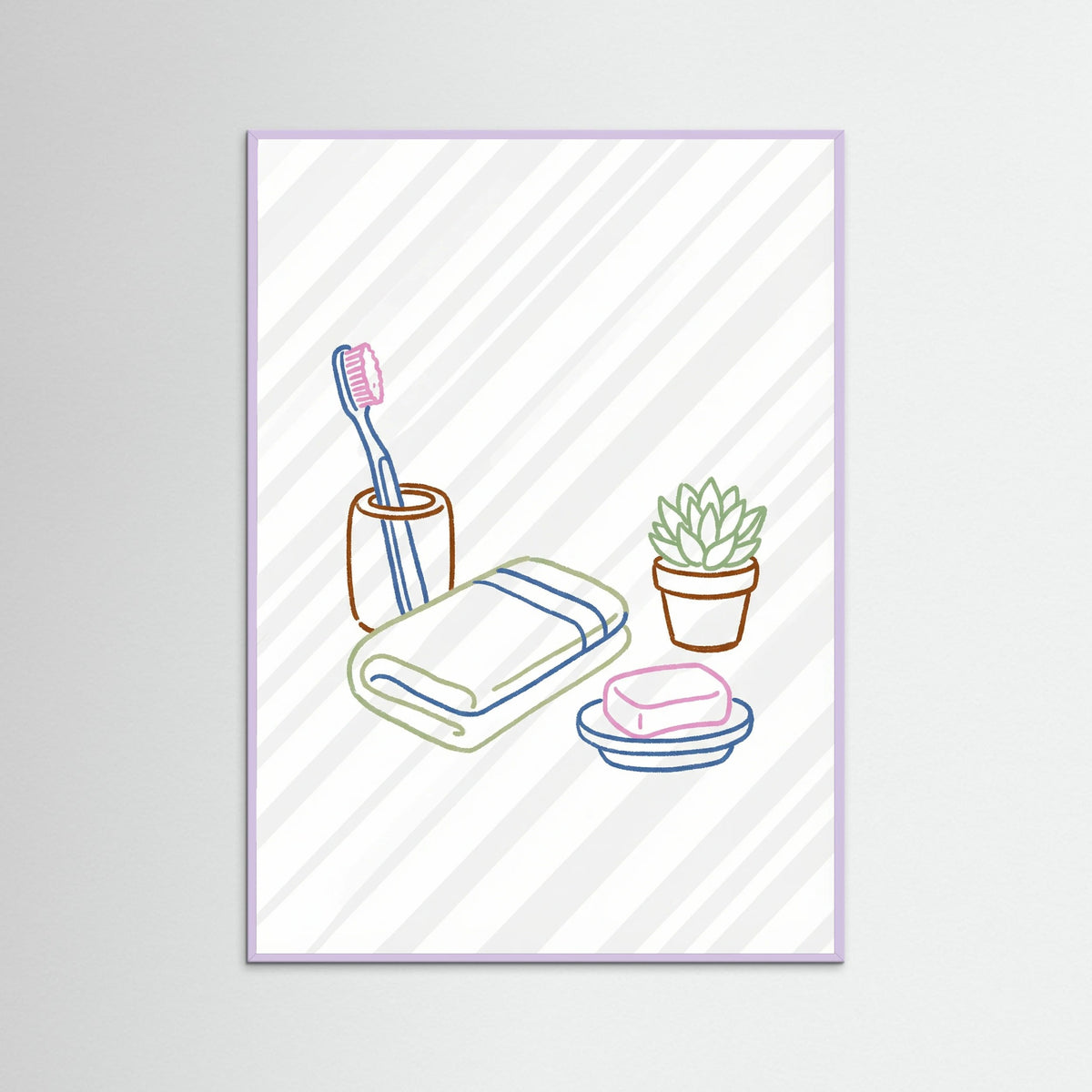 Lilac Wood Kitchen Still Life