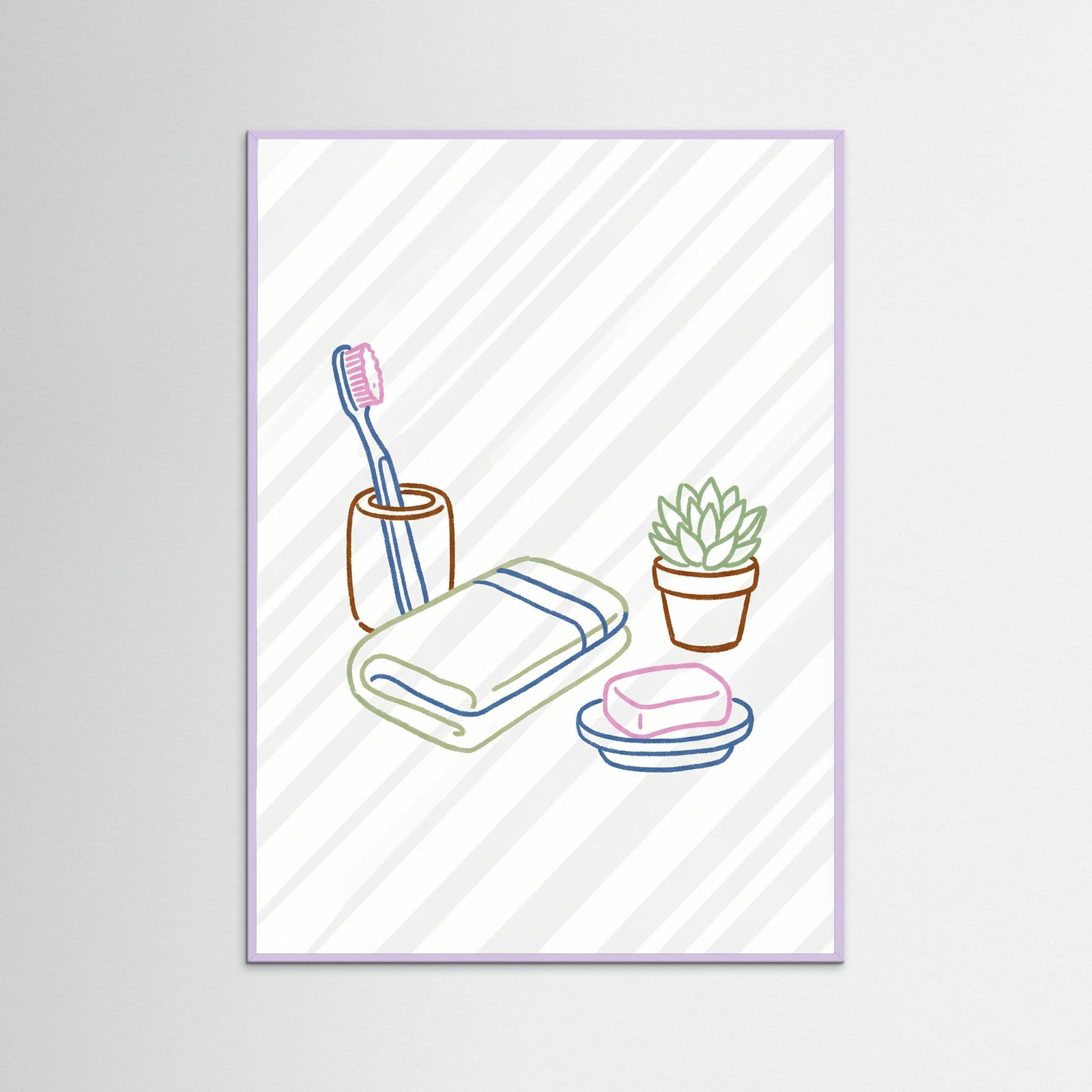 Lilac Wood Kitchen Still Life