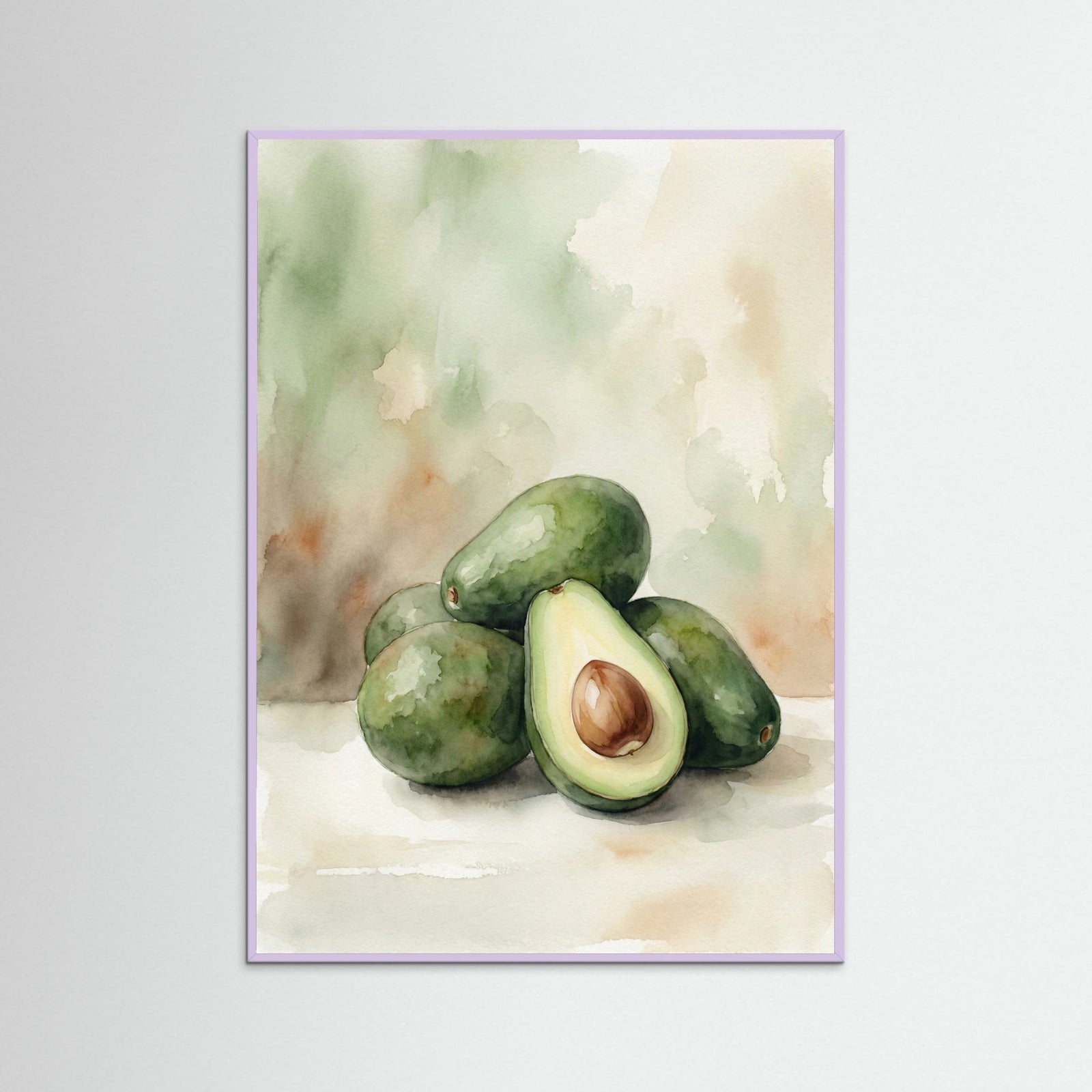 Lilac Wood Kiwi Still Life