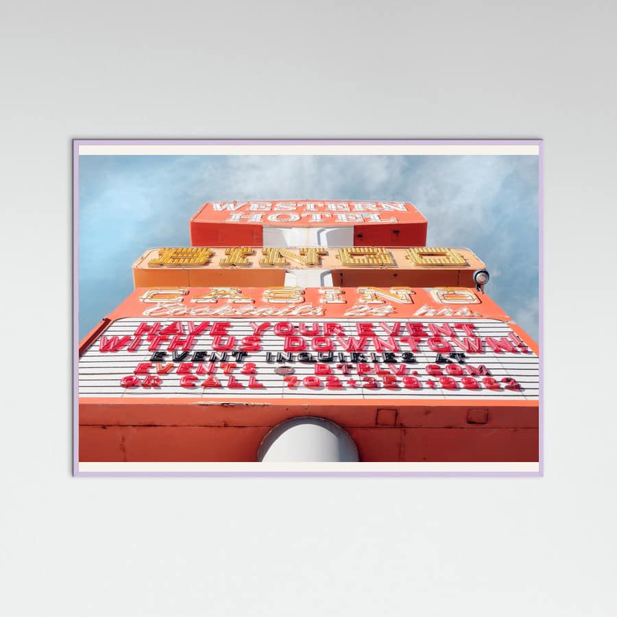Lilac Wood Las Vegas Bingo Poster