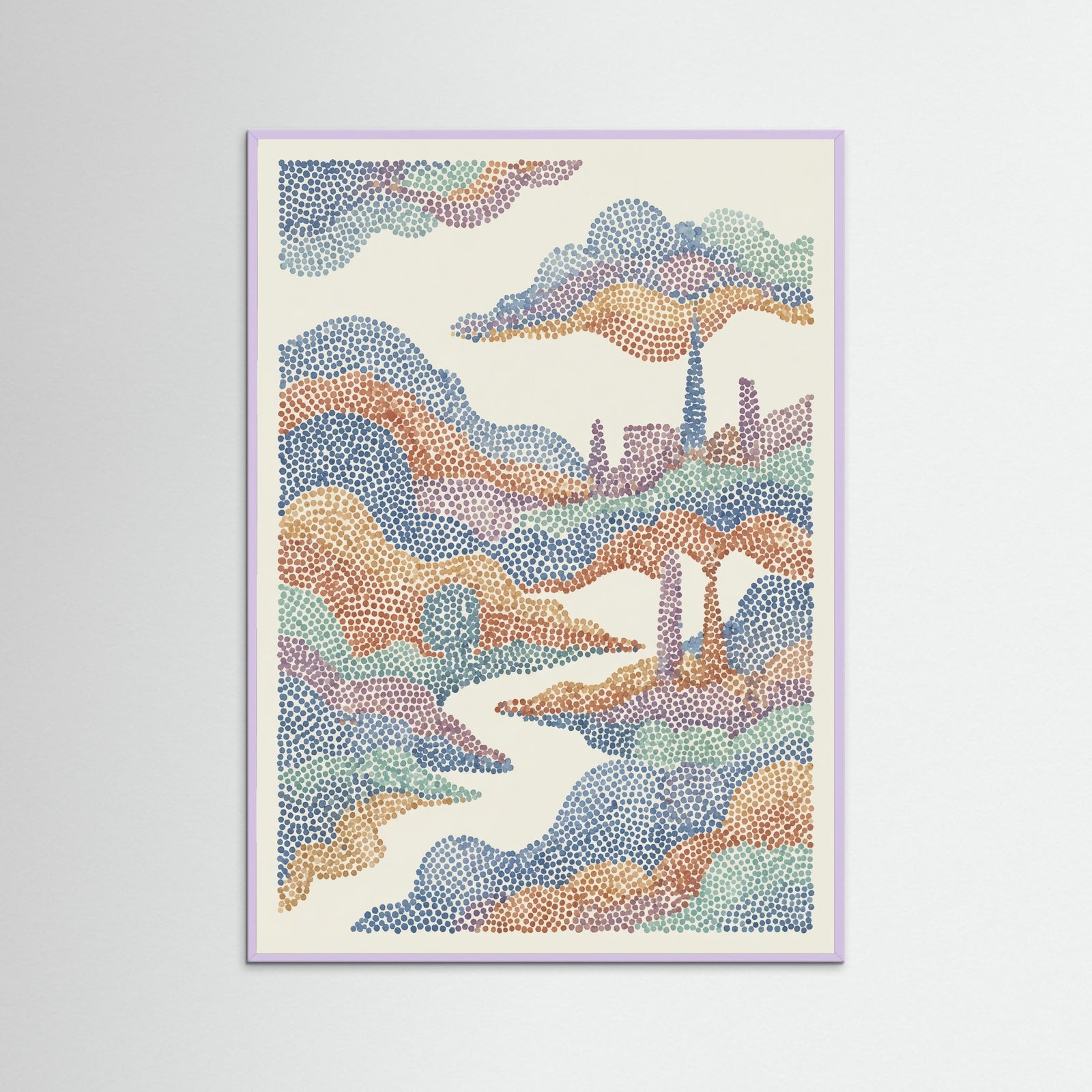 Lilac Wood Light Mosaic