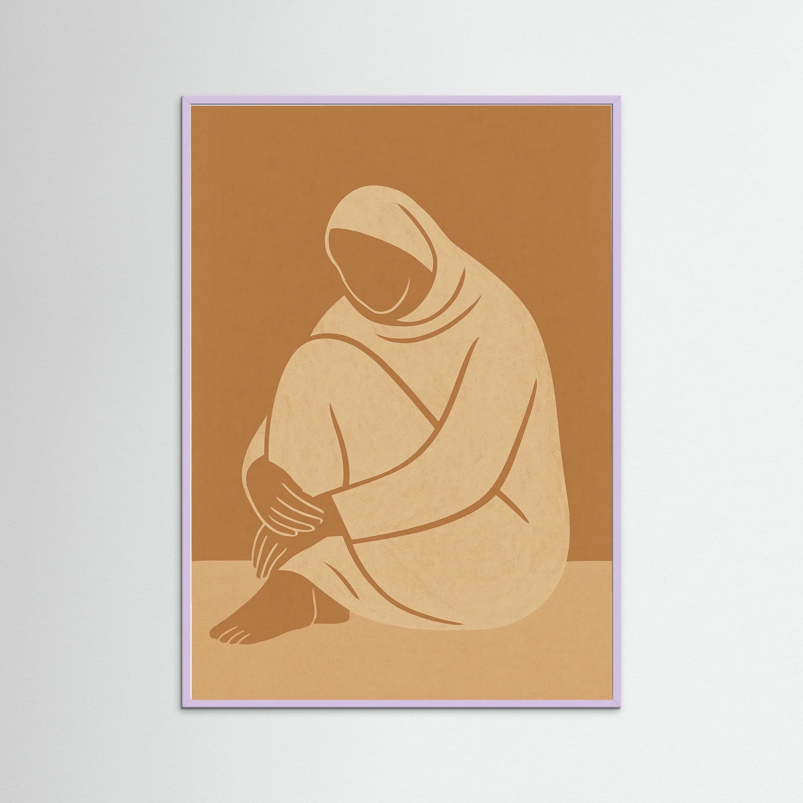 Lilac Wood Line Elegance