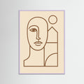 Lilac Wood Line Portrait