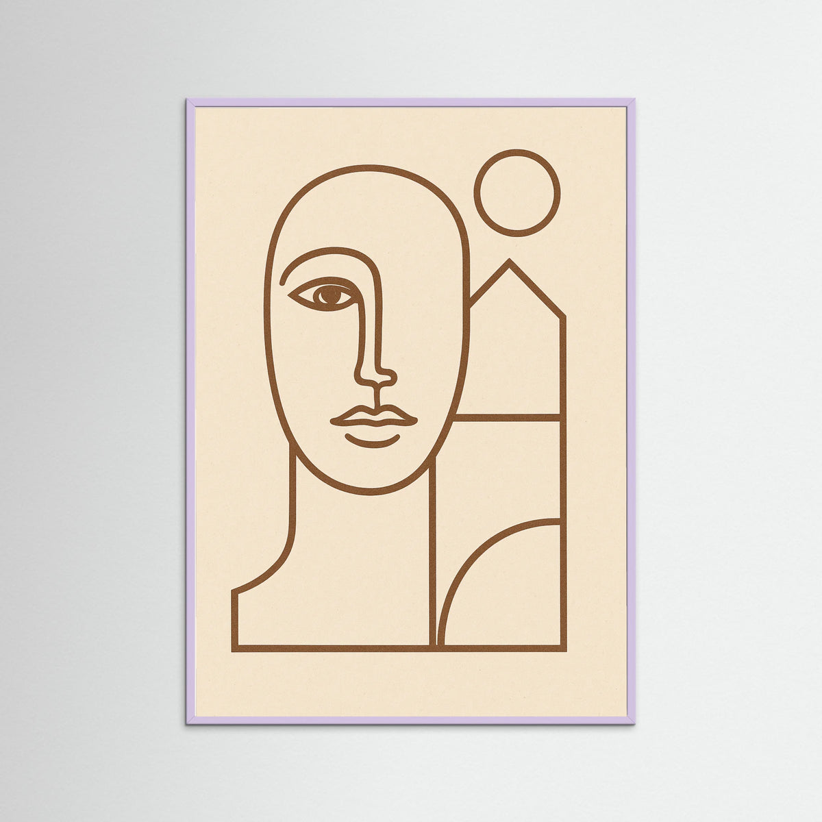 Lilac Wood Line Portrait