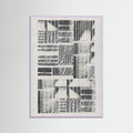 Lilac Wood Linear Echoes 1 Poster