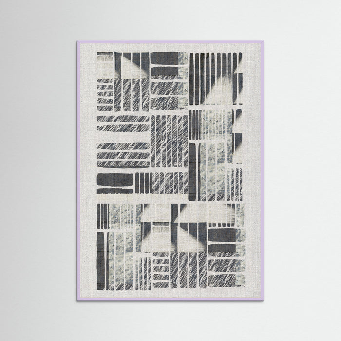 Lilac Wood Linear Echoes 1 Poster