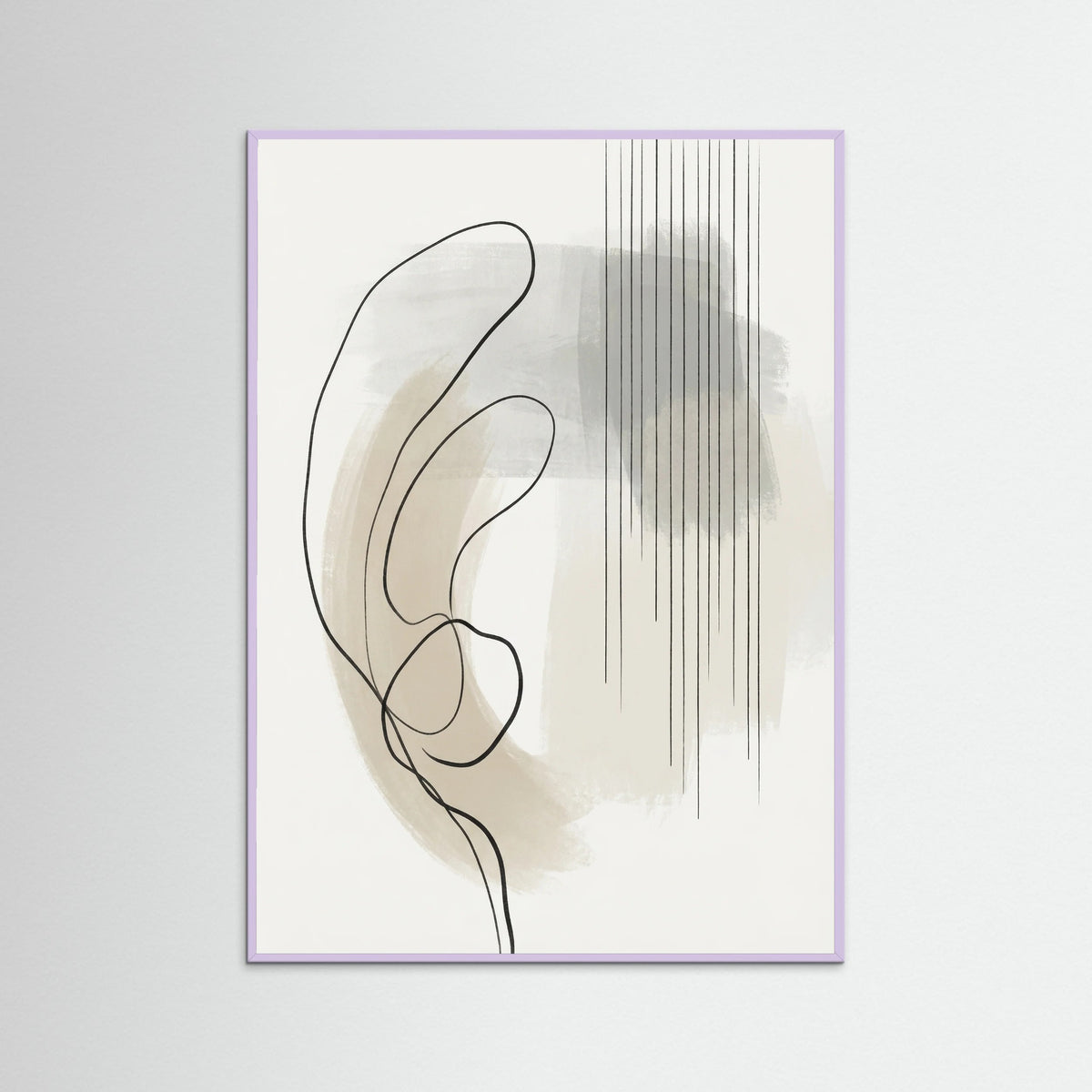 Lilac Wood Linear Serenity