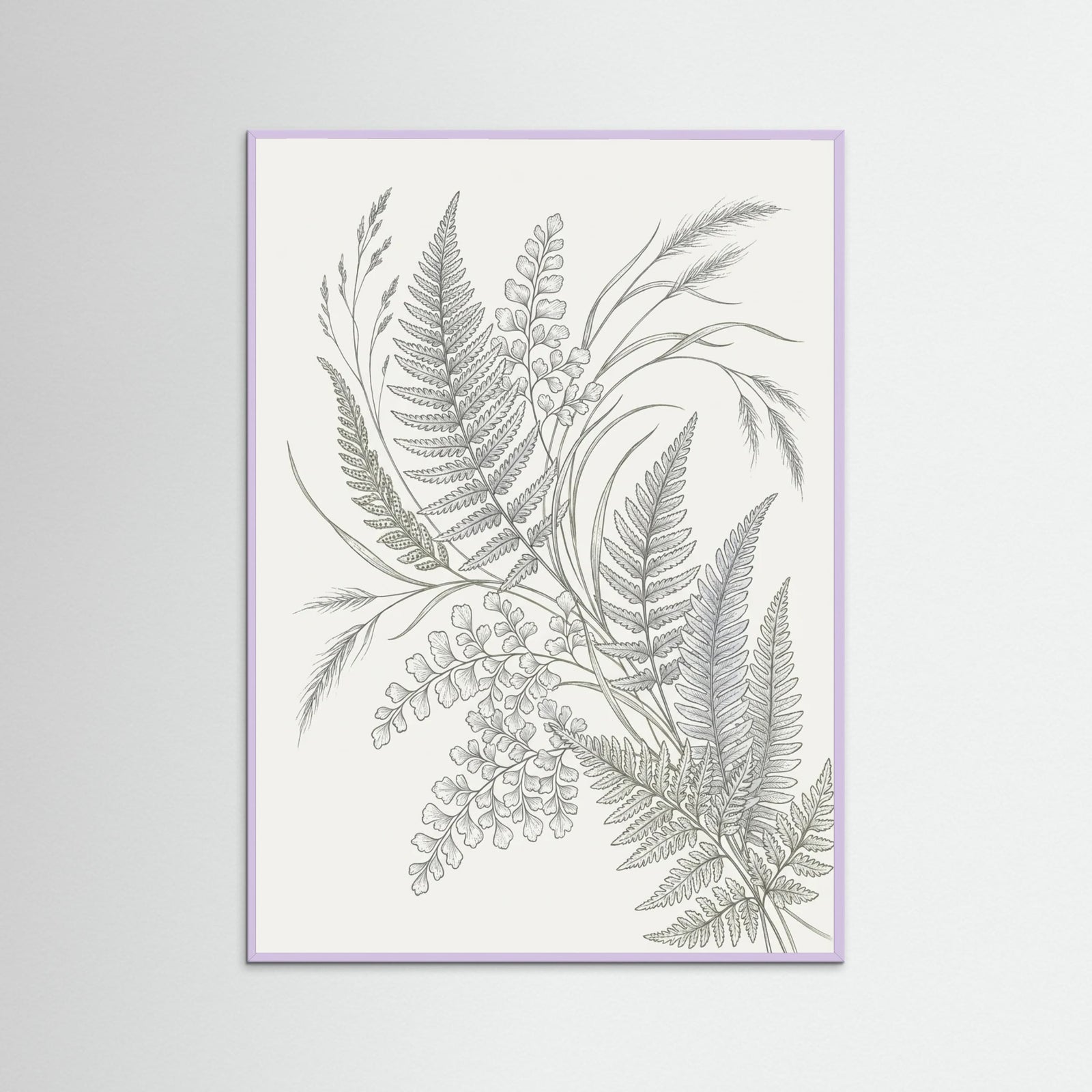 Lilac Wood Lined Botanicals