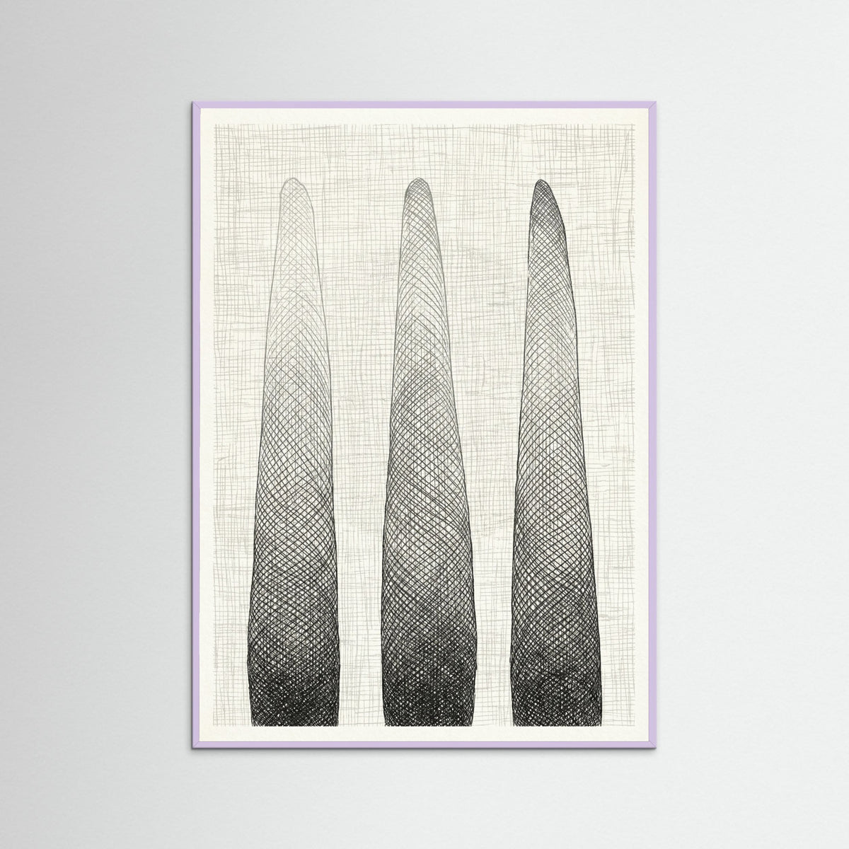 Lilac Wood Lined Orb