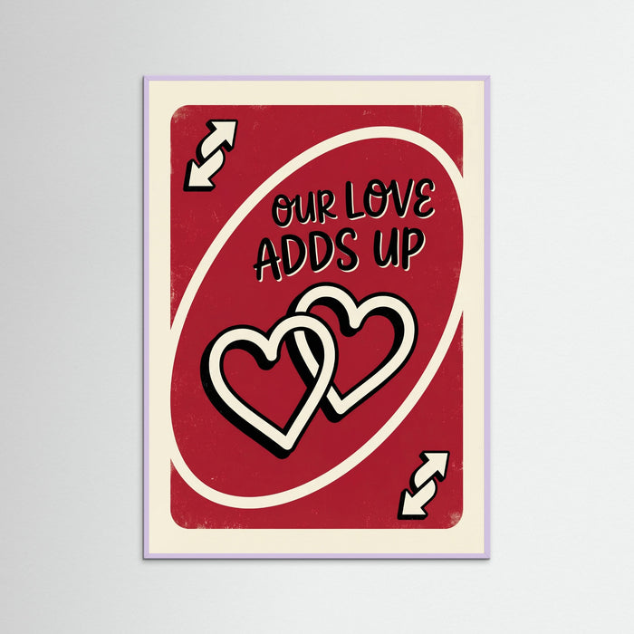 Lilac Wood Love Reverse Card