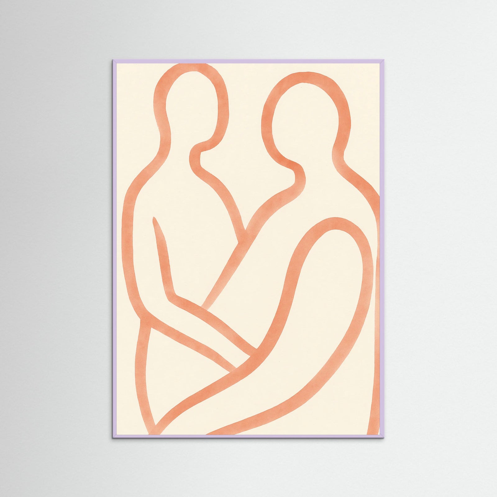 Lilac Wood Lovers Embrace