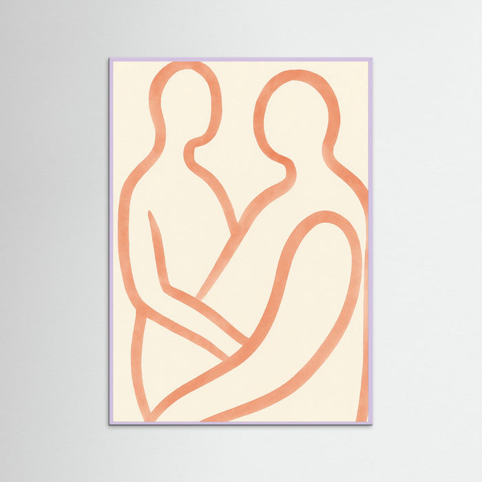 Lilac Wood Lovers Embrace