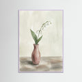 Lilac Wood Lucky Clover Still Life