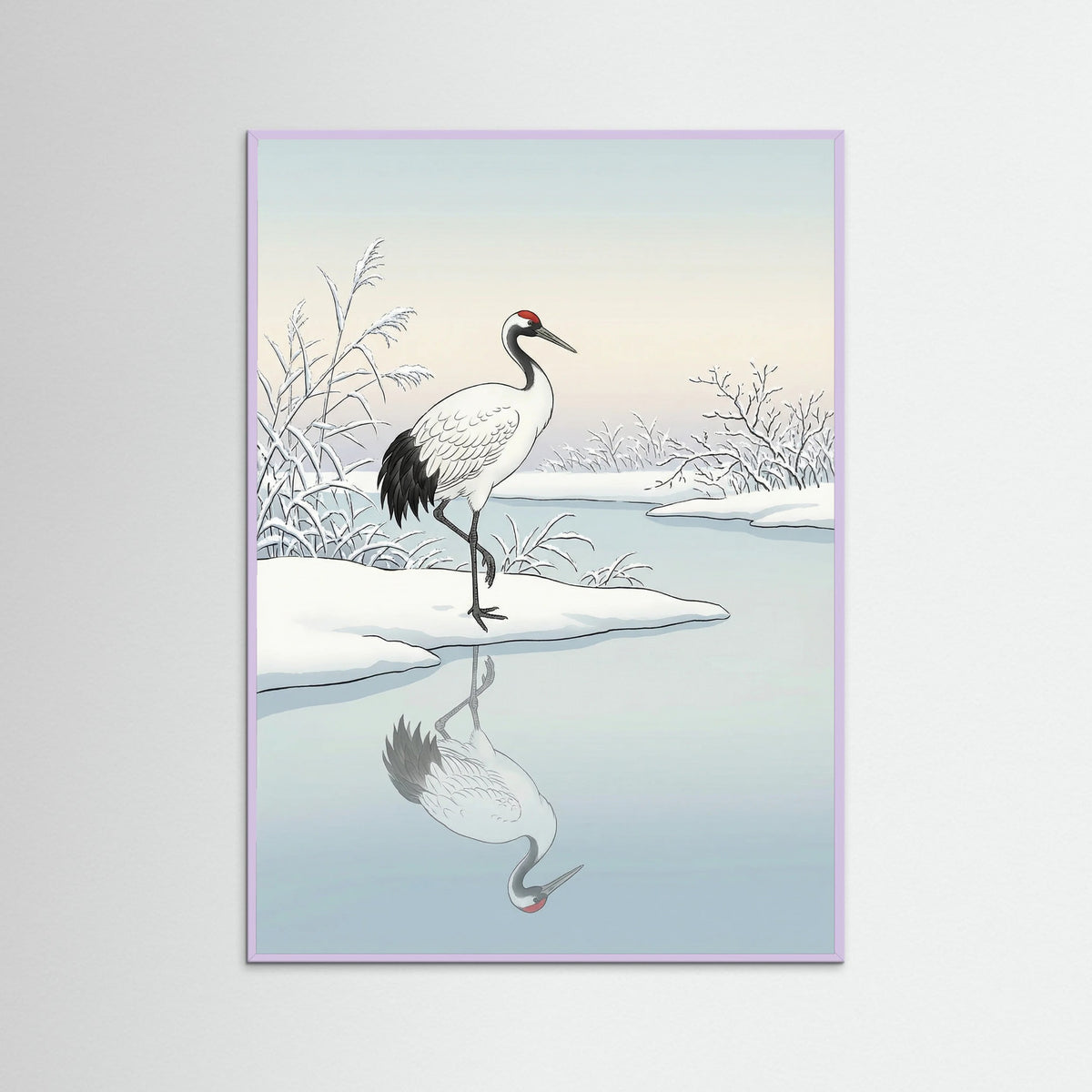 Lilac Wood Mandarin Ducks Serenity