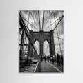 Lilac Wood Manhattan Bridge View