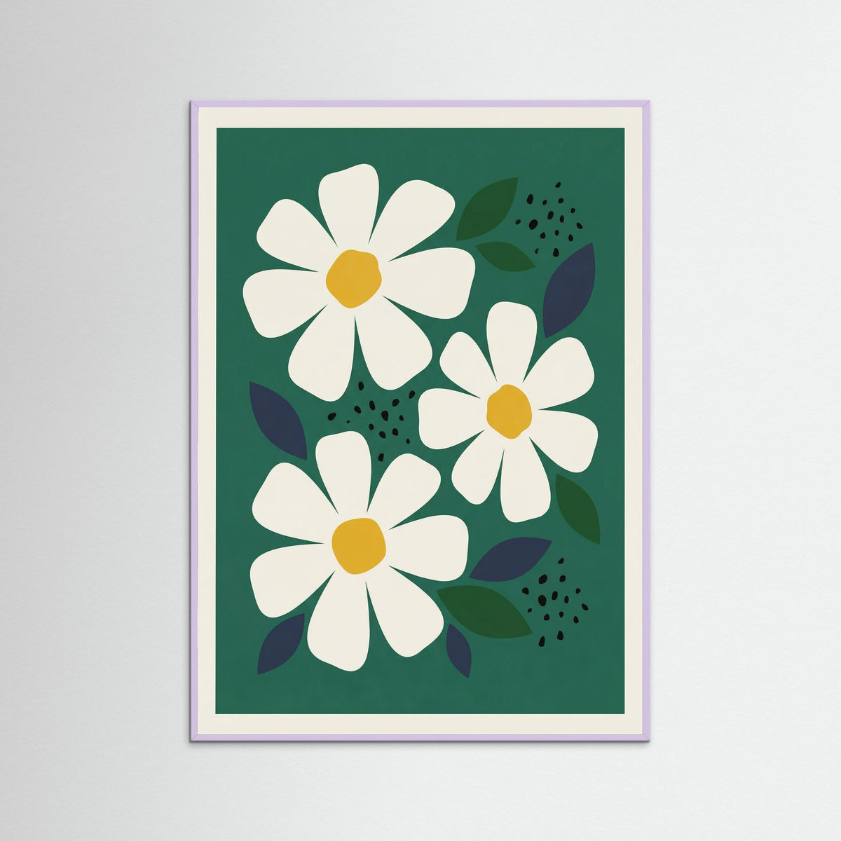 Lilac Wood Market Daisy Charm
