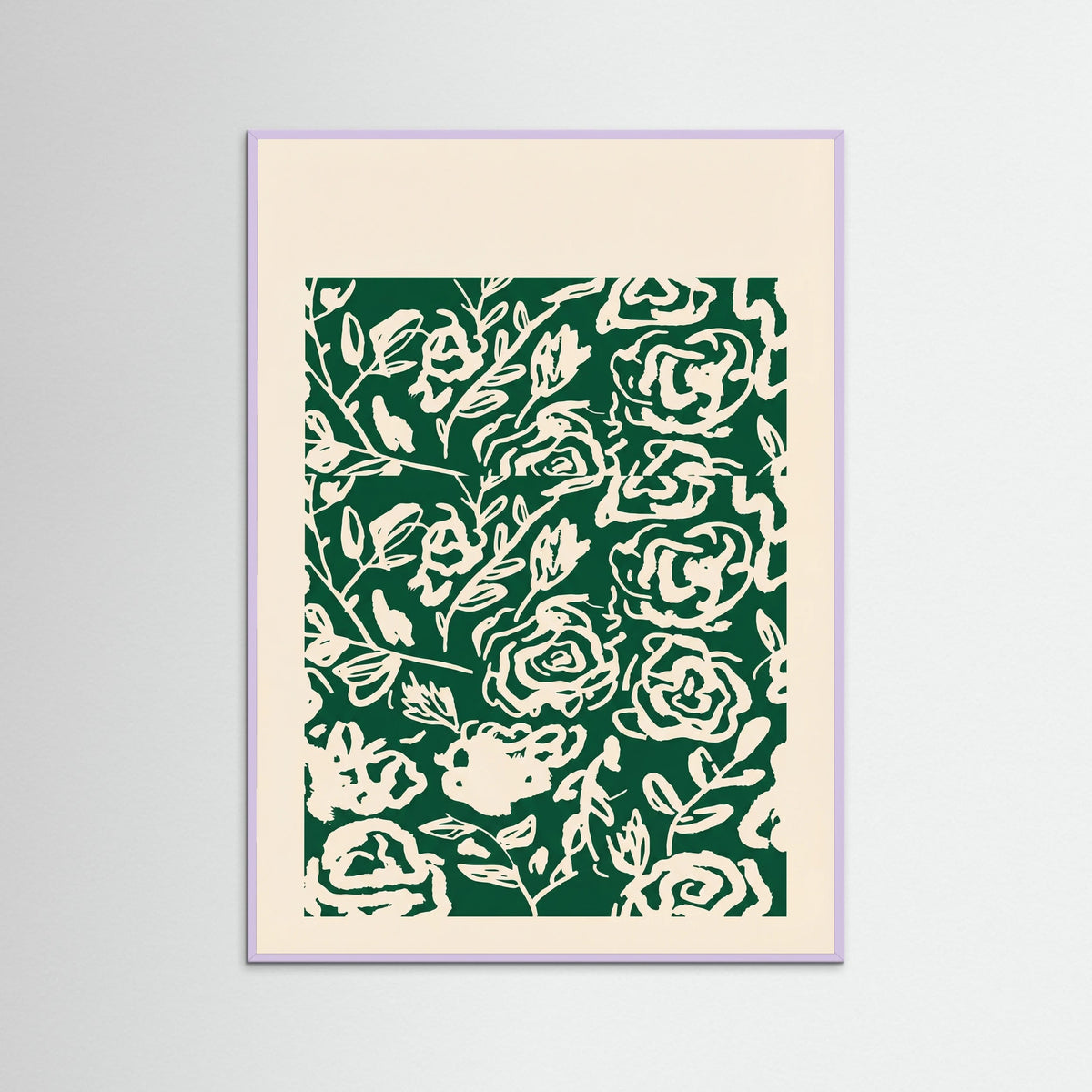 Lilac Wood Matisse Floral Exhibit