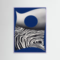Lilac Wood Metallic Sheet Cut Out Poster