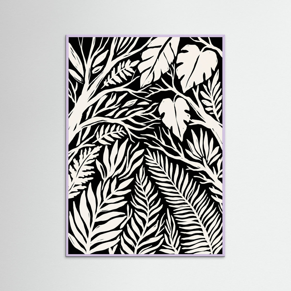 Lilac Wood Midnight Bloom Black