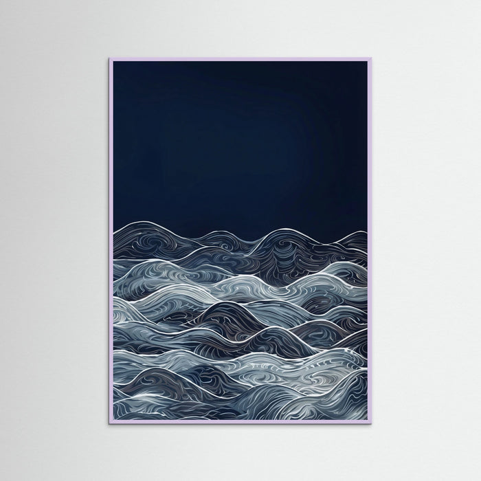 Lilac Wood Midnight Waves
