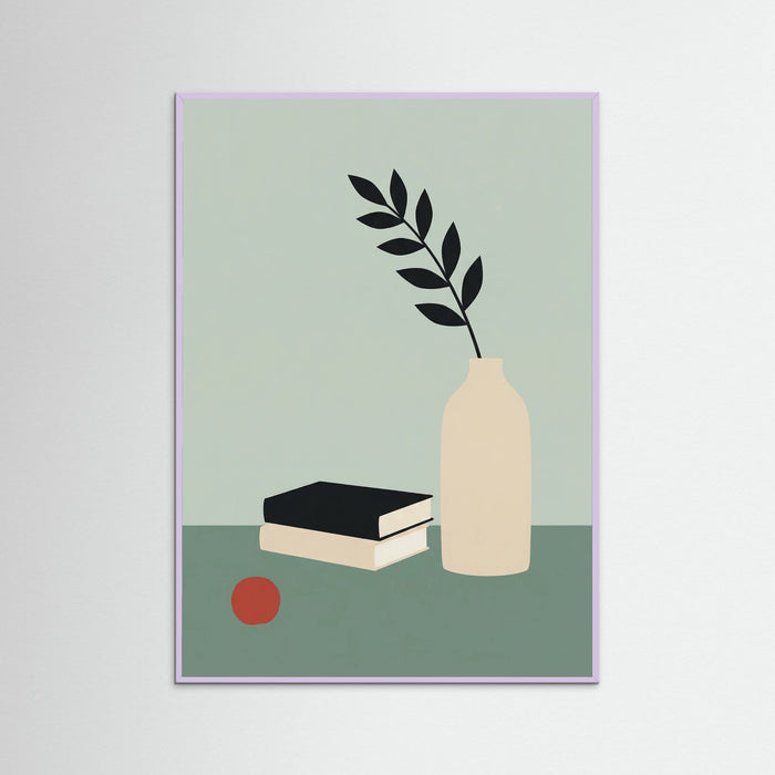 Lilac Wood Minimal Still Life