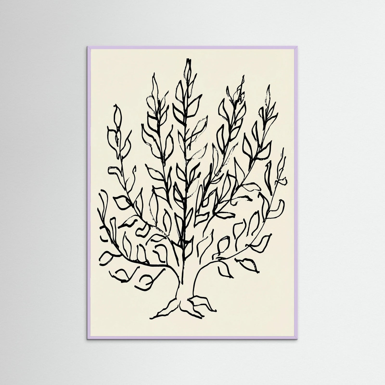 Lilac Wood Minimalist Bush