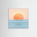 Minimalist Sunset 1 Poster – plakat og kunsttryk