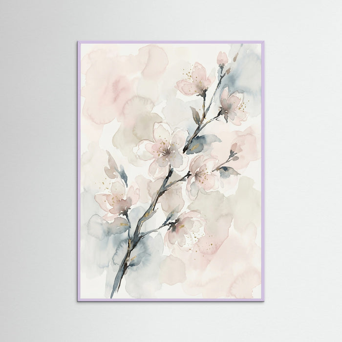 Lilac Wood Misty Floral Elegance