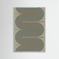 Lilac Wood Modern Contemporary Balance No.1 Poster