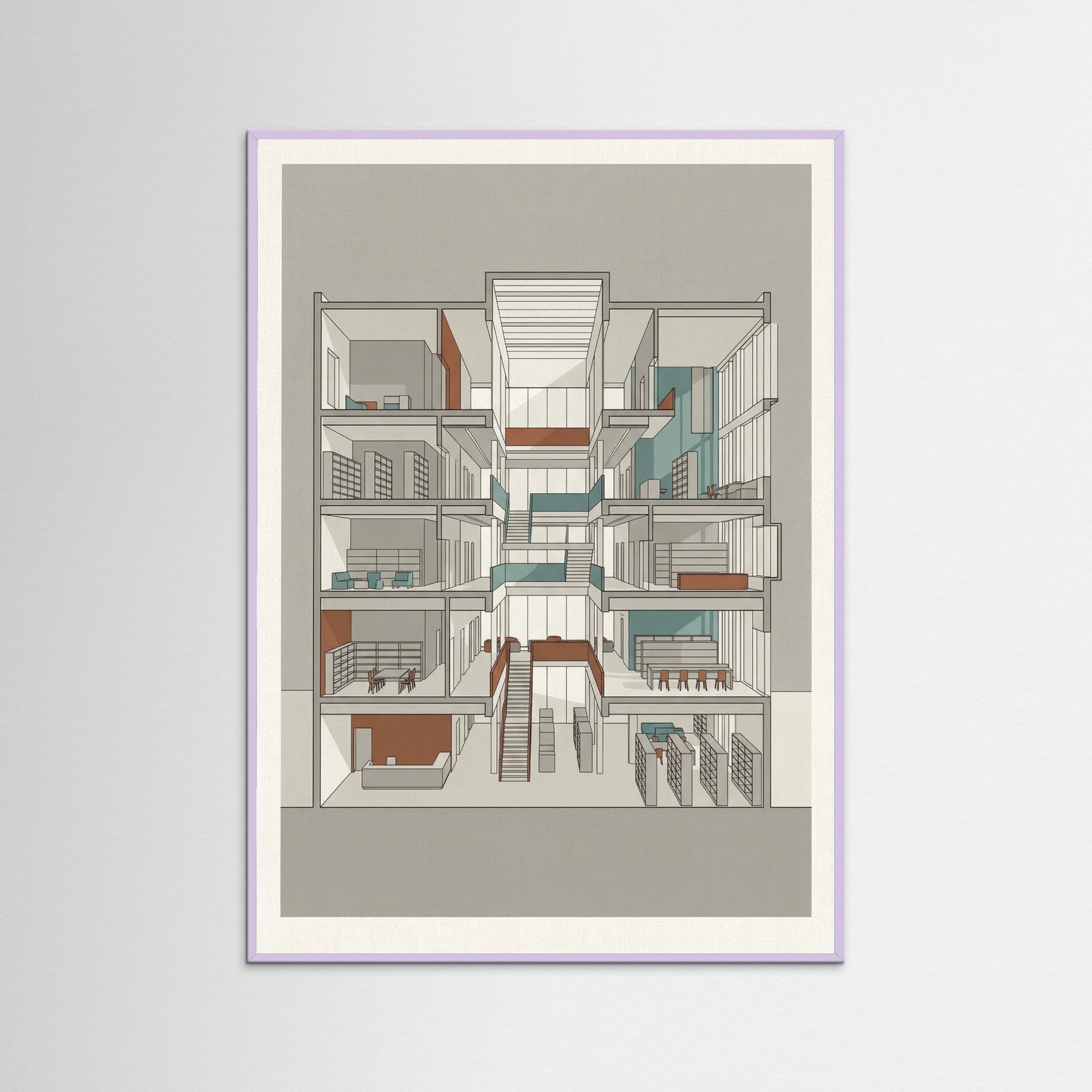 Lilac Wood Modern Home Blueprint