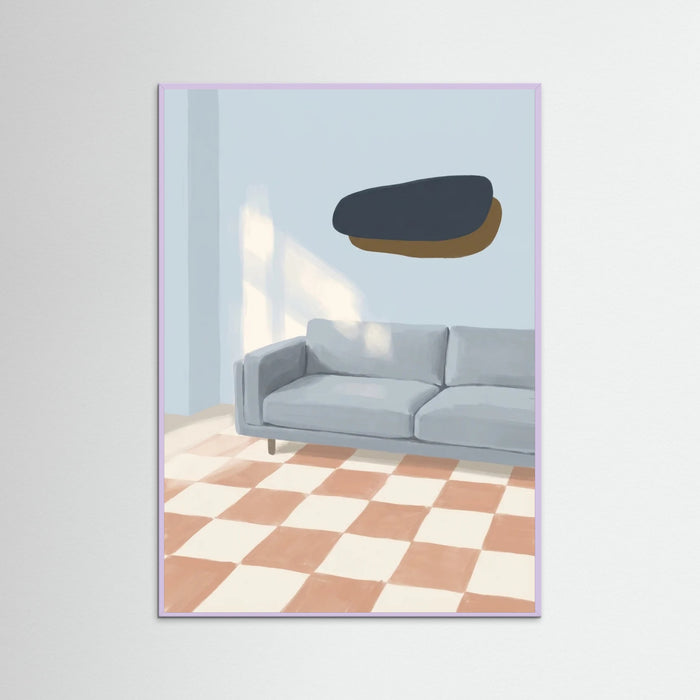 Lilac Wood Modern Lounging