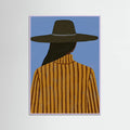 Plakat Modern Woman with Hat – plakat i druk artystyczny