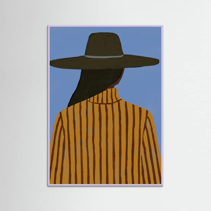 Plakat Modern Woman with Hat – plakat i druk artystyczny