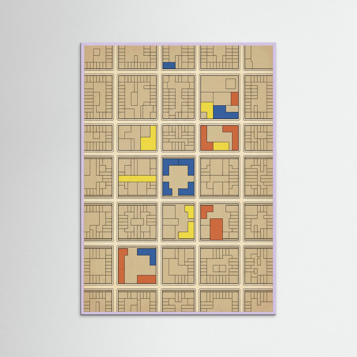 Lilac Wood Modernist Facade