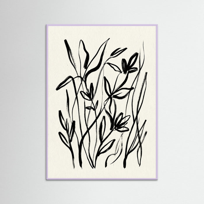 Lilac Wood Monochrome Bloom