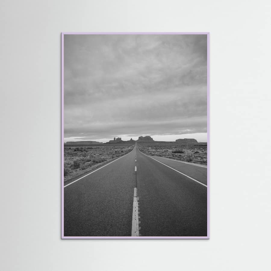 Affiche Monochrome Monument Valley II – affiche et impression d’art