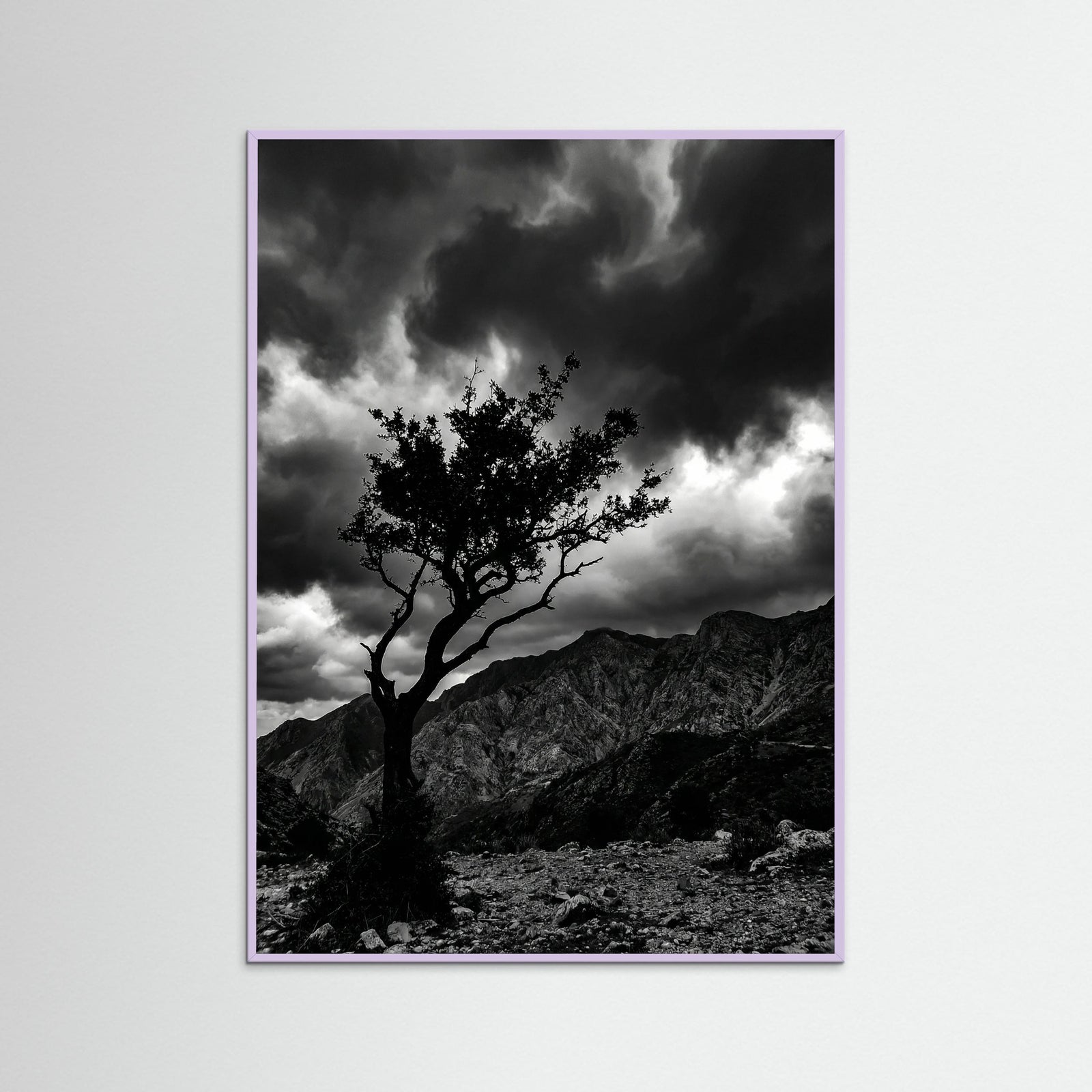 Lilac Wood Monochrome Seascape