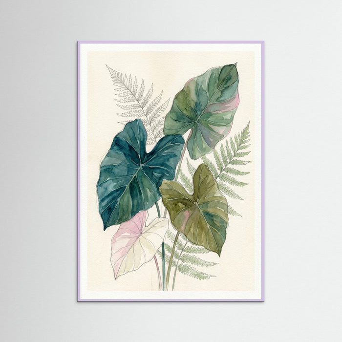Lilac Wood Monstera Depths