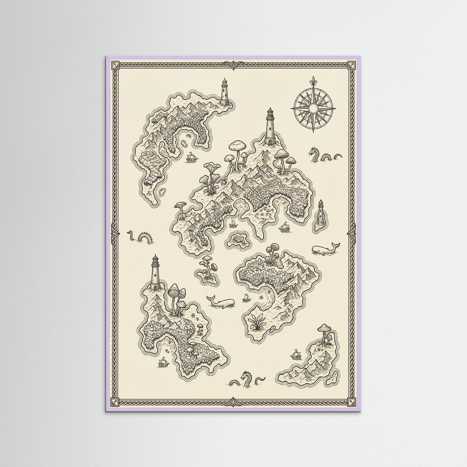 Lilac Wood Moomin Valley Map