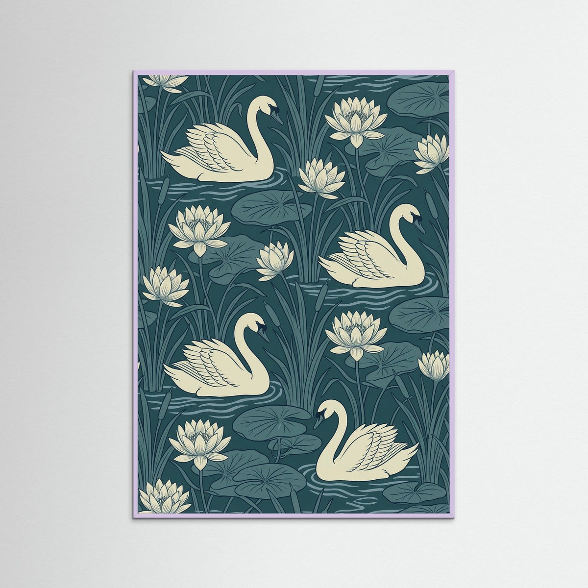 Lilac Wood Morrisian Bloom