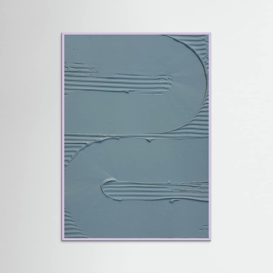 Affiche Mud Texture 12 Blue – affiche et impression d’art