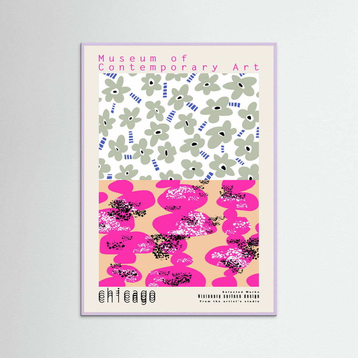 Lilac Wood Museum of Contemporary Art Chicago Poster