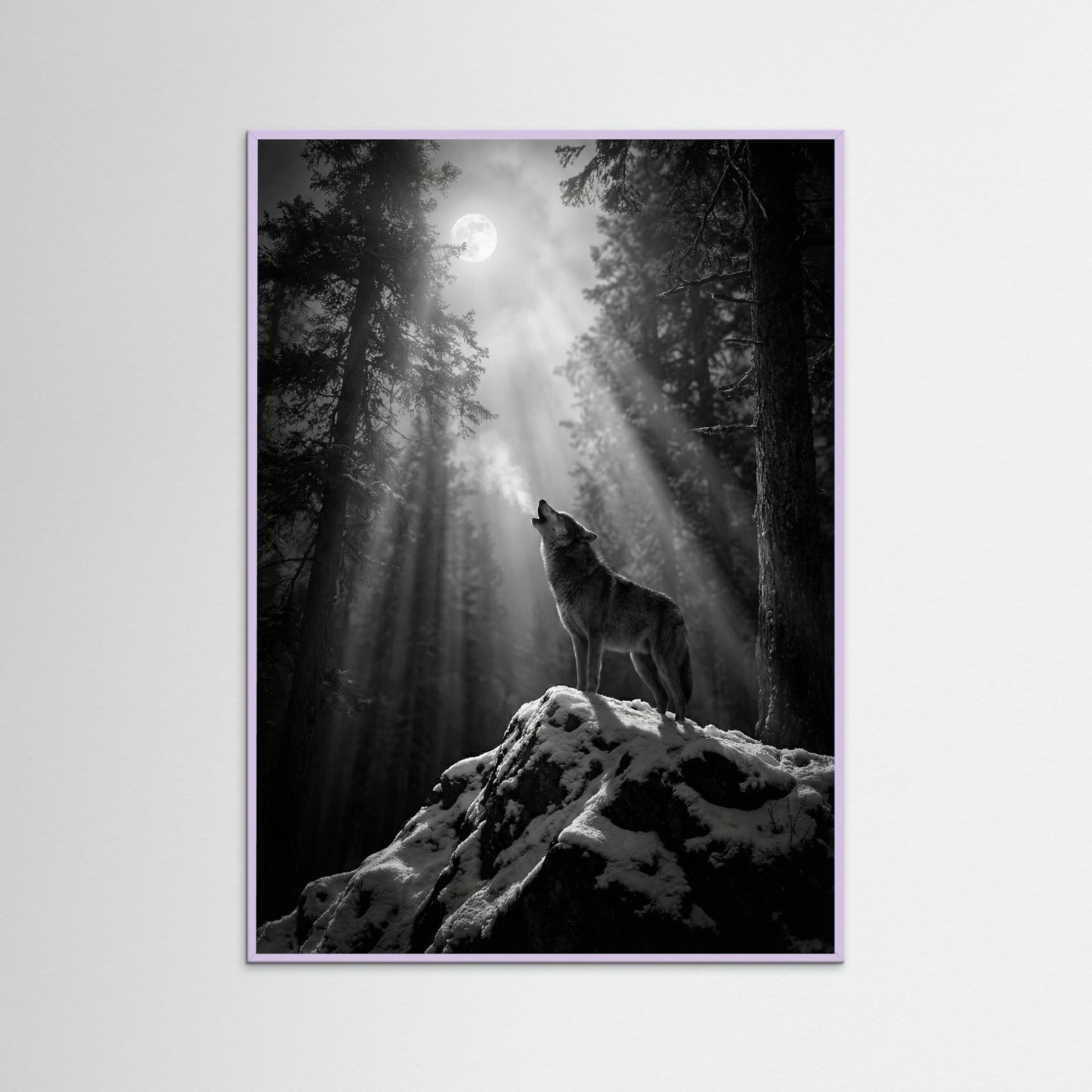 Lilac Wood Mystic Deer