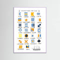 Nautical Flags Poster – Poster und Kunstdruck