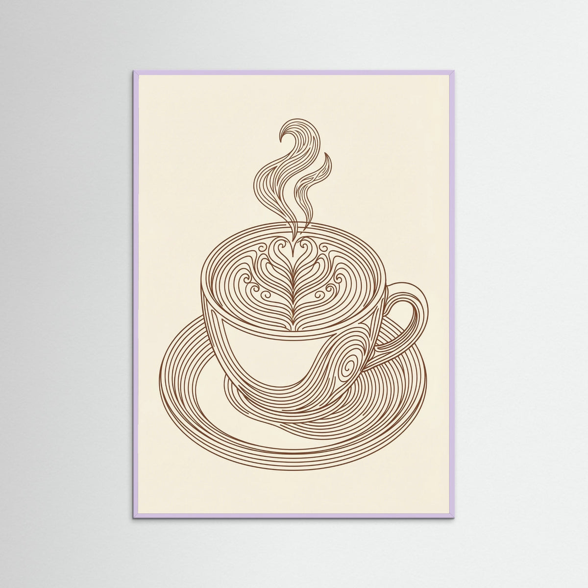 Lilac Wood Noodle Flow